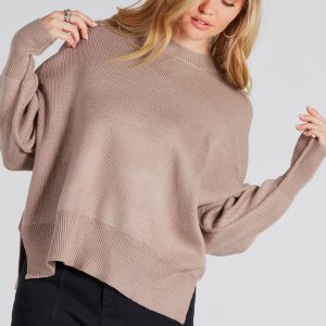 Good Vibes Oversized Pullover Sweater