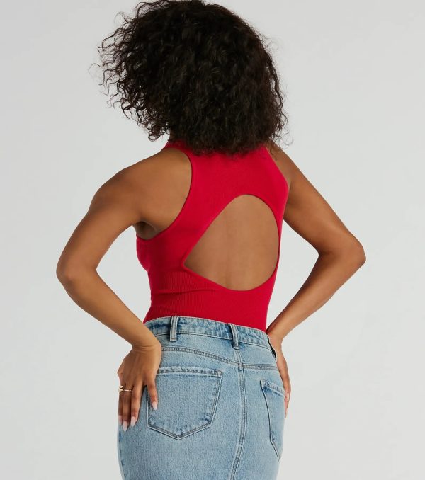 Sexy Comeback Sleeveless Cutout Back Bodysuit - Image 7