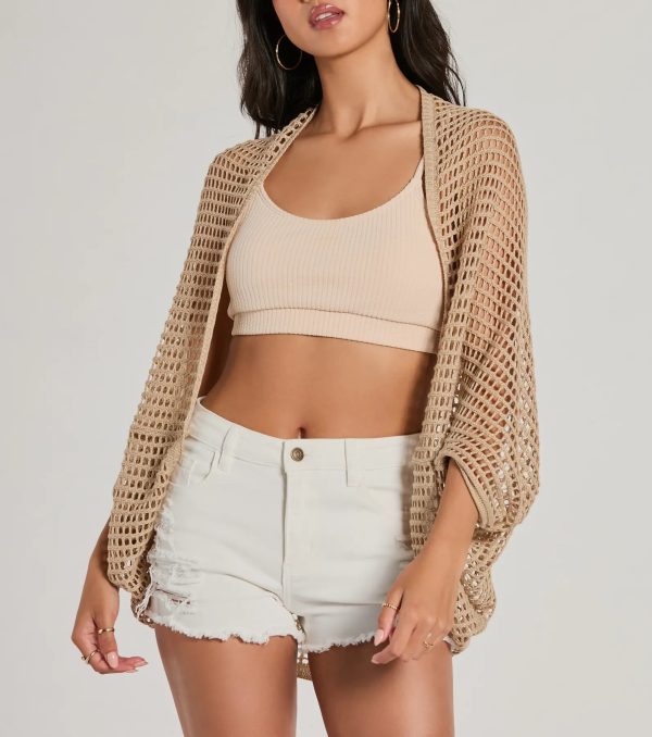 Layered Cutie Oversized Crochet Cardigan - Image 4