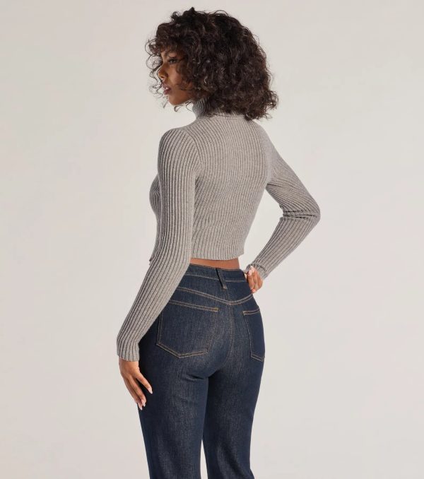 Chic Muse Ribbed Knit Cutout Crop Top - Image 7