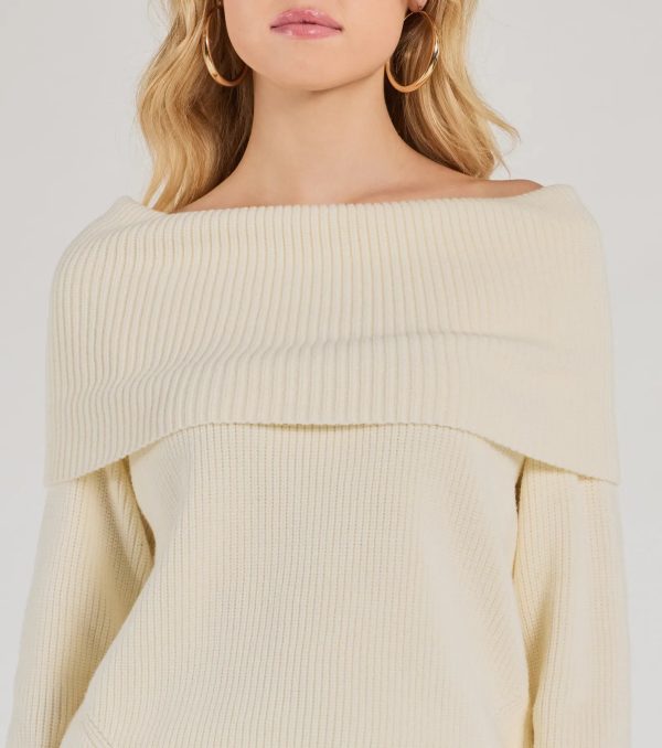 Cozy Factor Ribbed Knit Off-The-Shoulder Sweater - Image 10