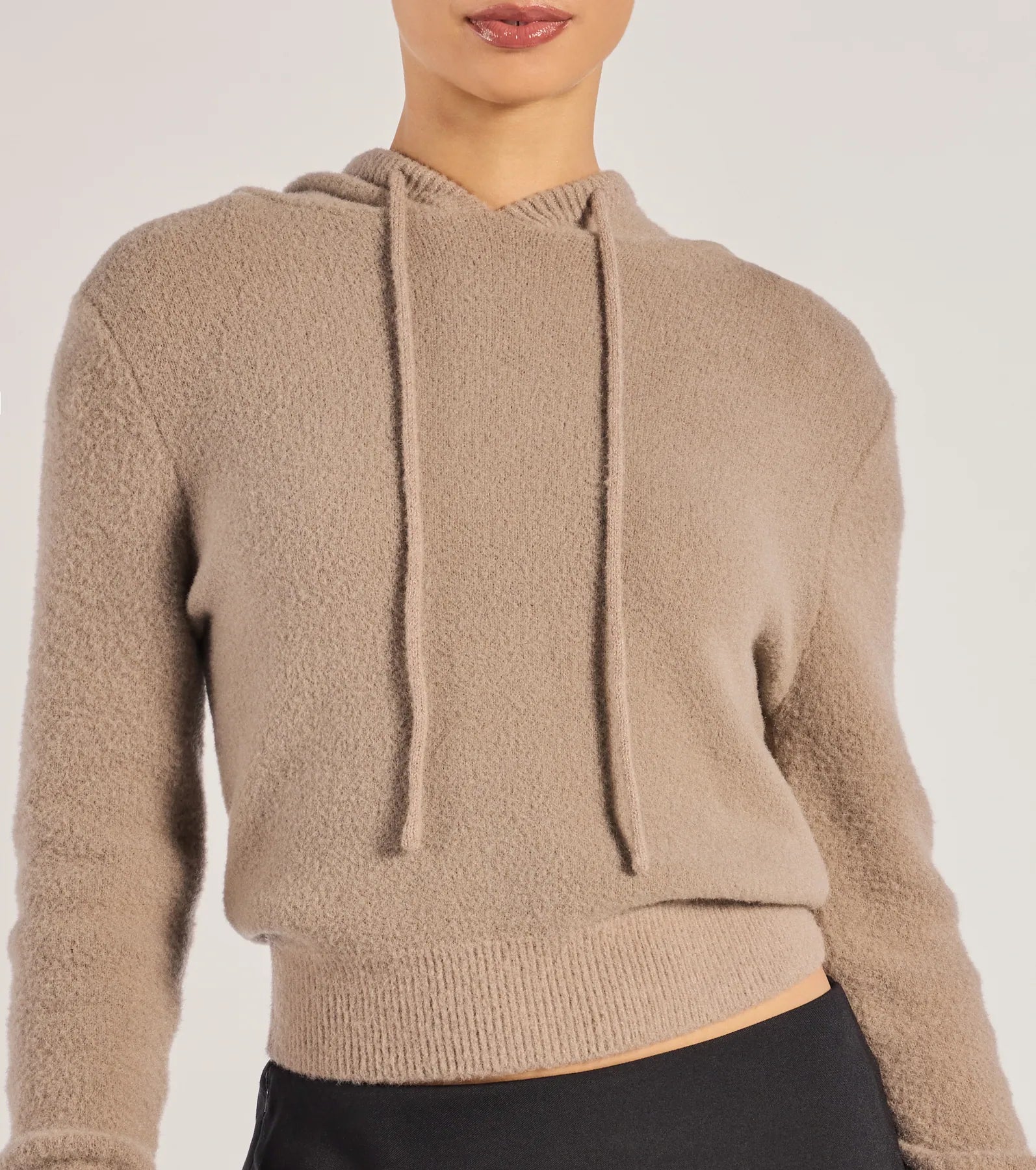 Stay Cozy Ribbed Knit Pullover Hoodie - Image 4