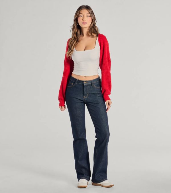 Sweet And Cozy Oversized Knit Sweater Bolero - Image 20