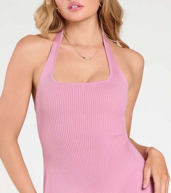 In The Cards Halter Skater Mini Dress - Image 8