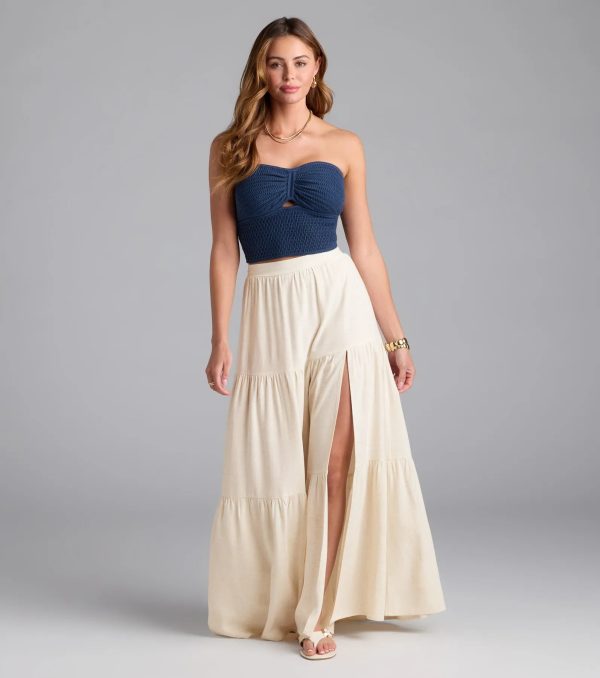 Summer Ready Strapless Knit Tube Top - Image 3