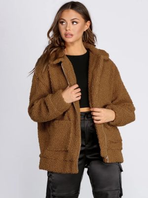 Oversized Teddy Jacket
