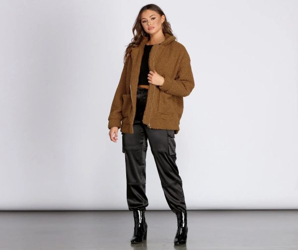 Oversized Teddy Jacket - Image 3