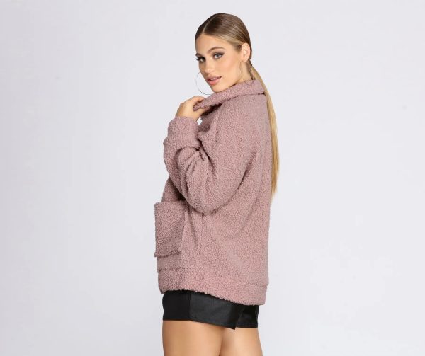 Oversized Teddy Jacket - Image 14