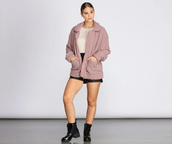 Oversized Teddy Jacket - Image 15