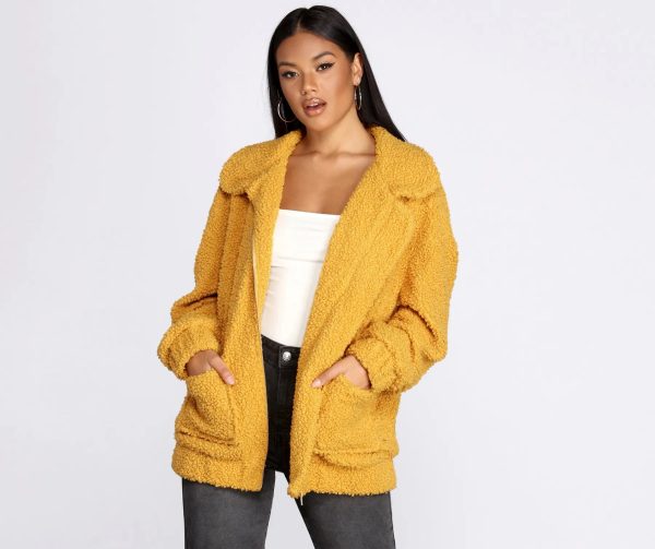 Oversized Teddy Jacket - Image 9