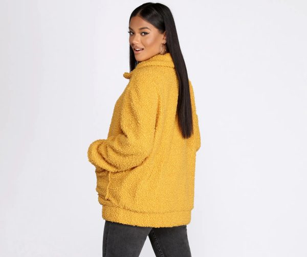 Oversized Teddy Jacket - Image 11