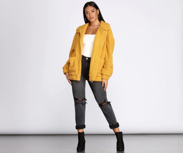 Oversized Teddy Jacket - Image 12