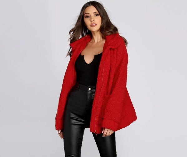 Oversized Teddy Jacket - Image 5