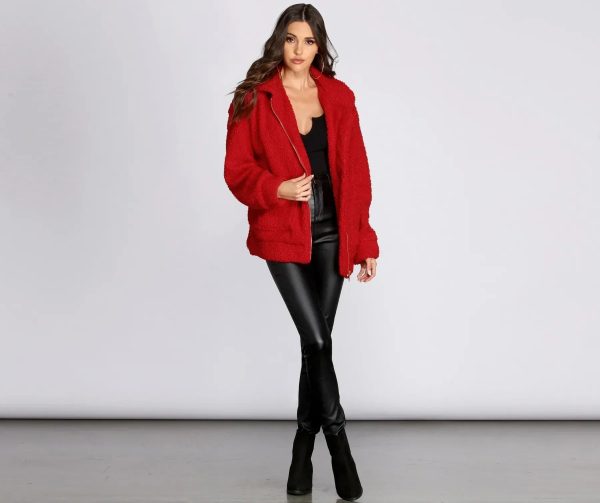 Oversized Teddy Jacket - Image 7