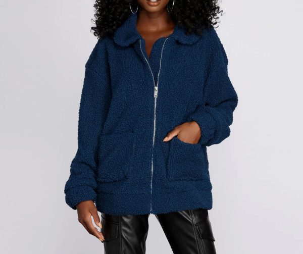 Oversized Teddy Jacket - Image 17