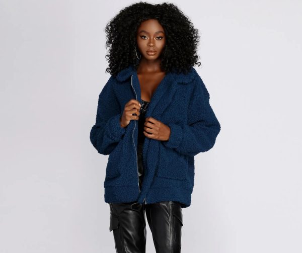 Oversized Teddy Jacket - Image 18