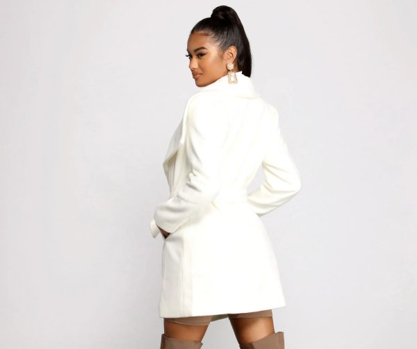 So Fab Fleece Belted Trench Coat - Image 7