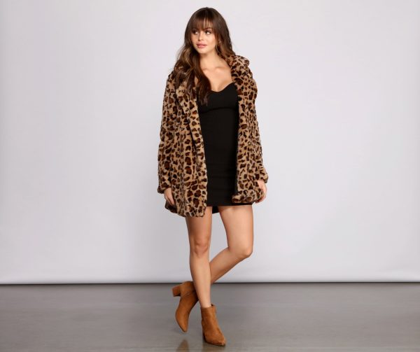 On The Prowl Faux Fur Jacket - Image 8