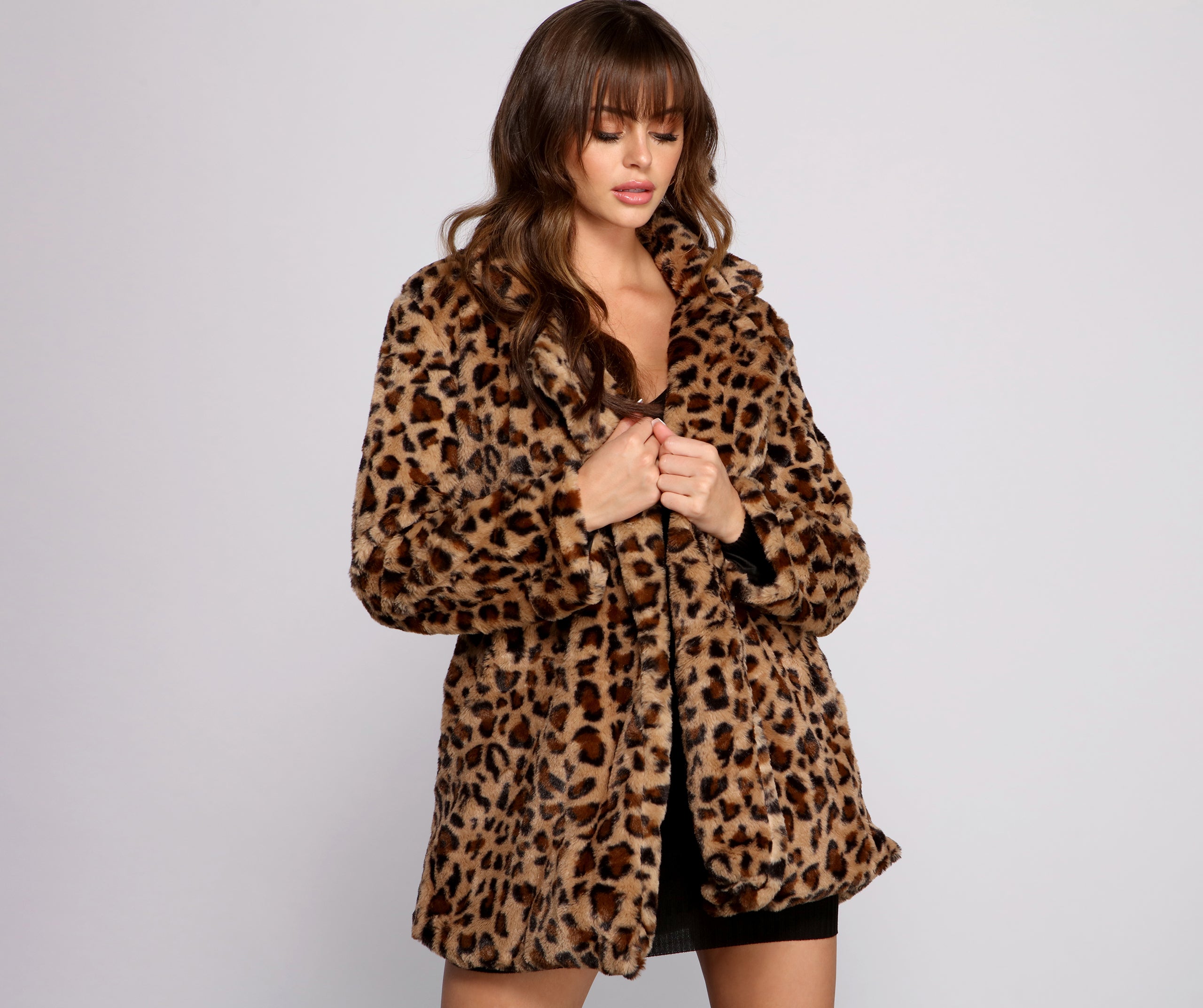 On The Prowl Faux Fur Jacket - Image 7