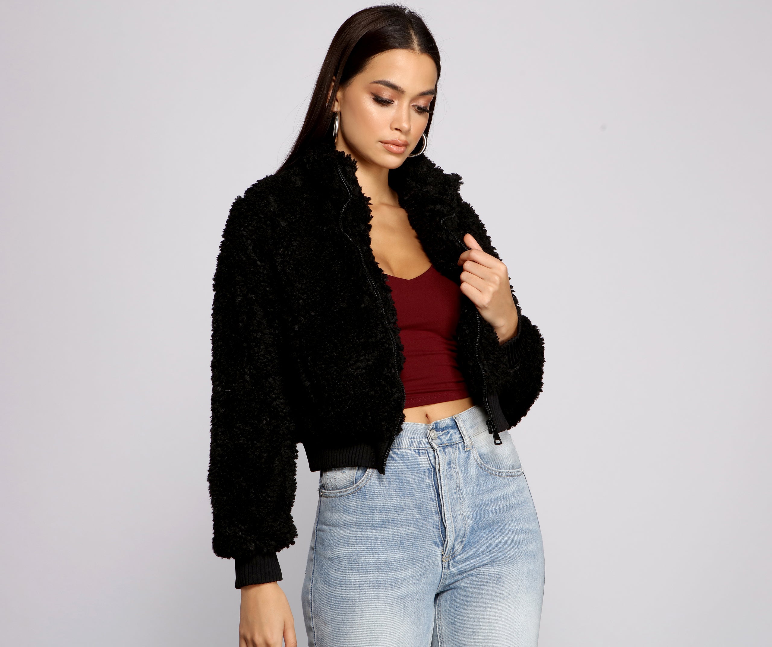 Back To Basics Faux Fur Jacket - Image 5