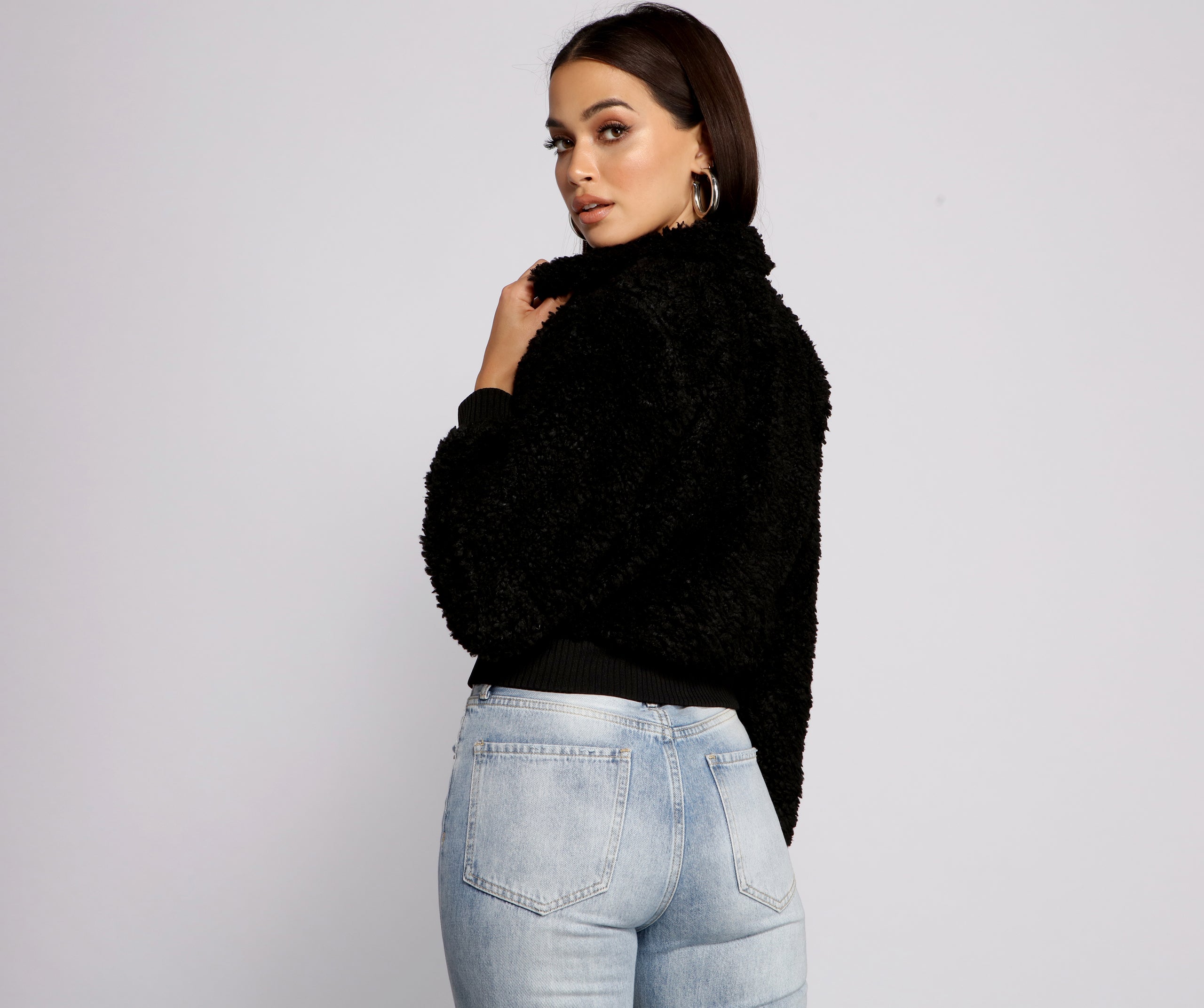 Back To Basics Faux Fur Jacket - Image 6