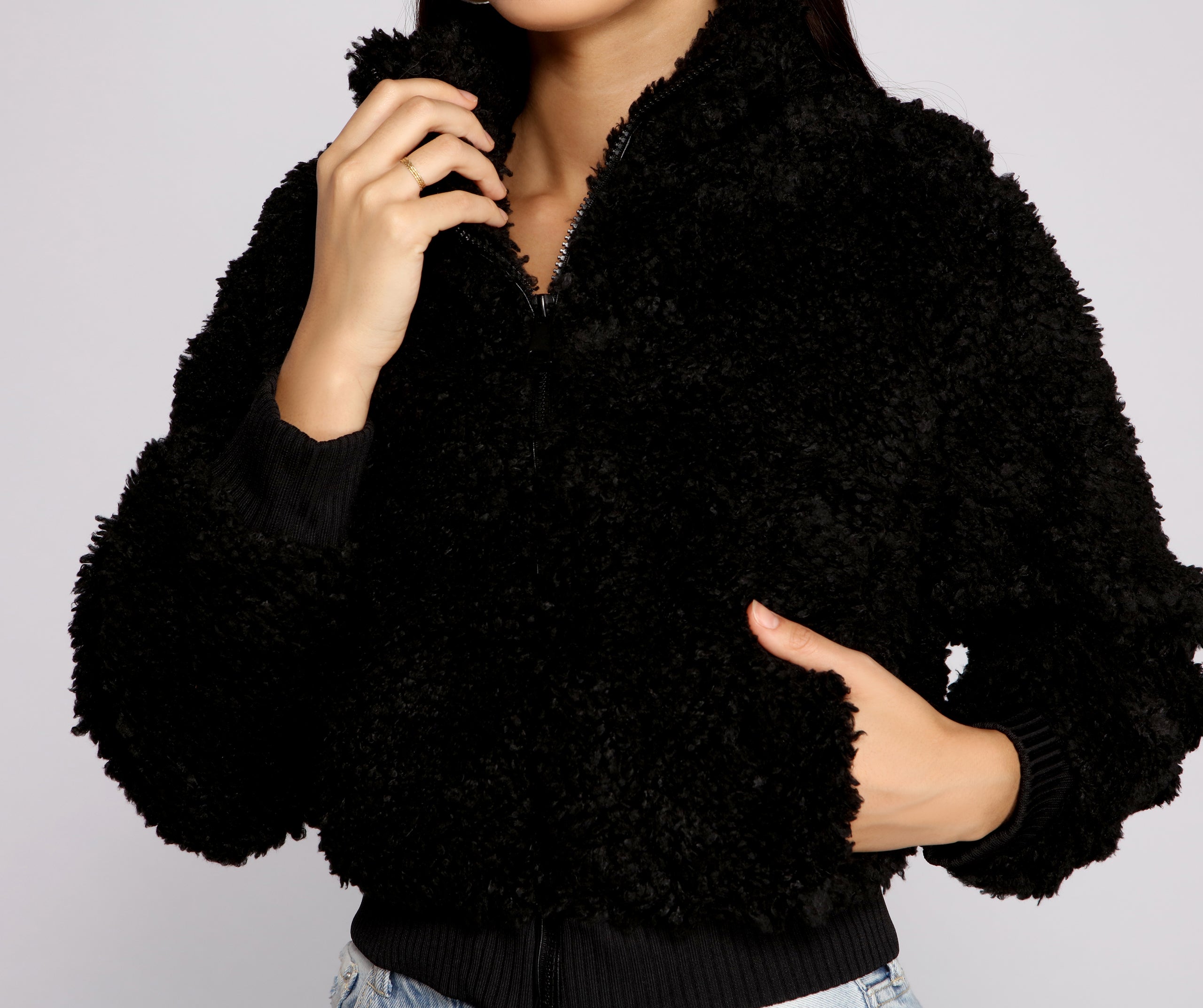 Back To Basics Faux Fur Jacket - Image 7