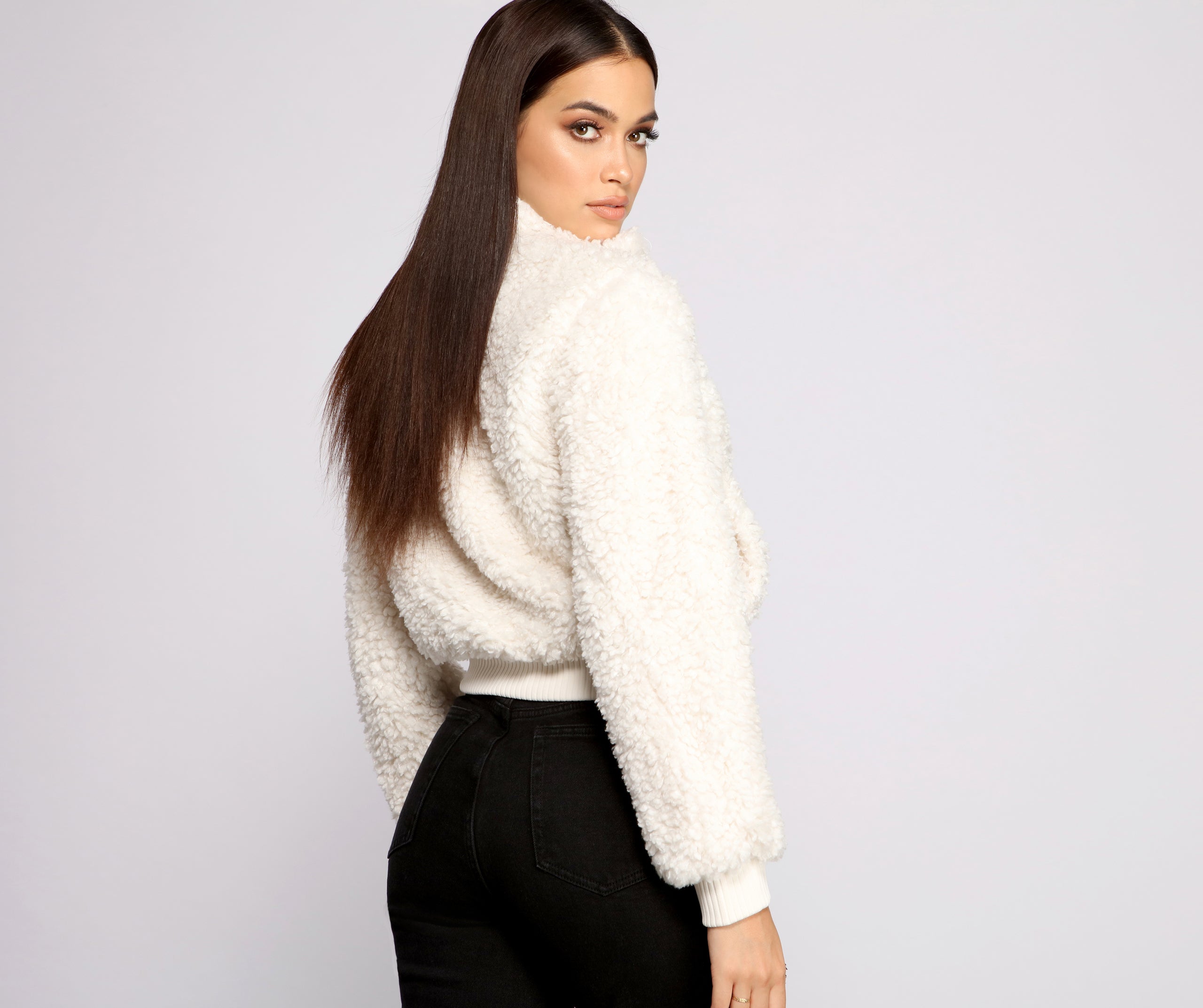 Back To Basics Faux Fur Jacket - Image 3