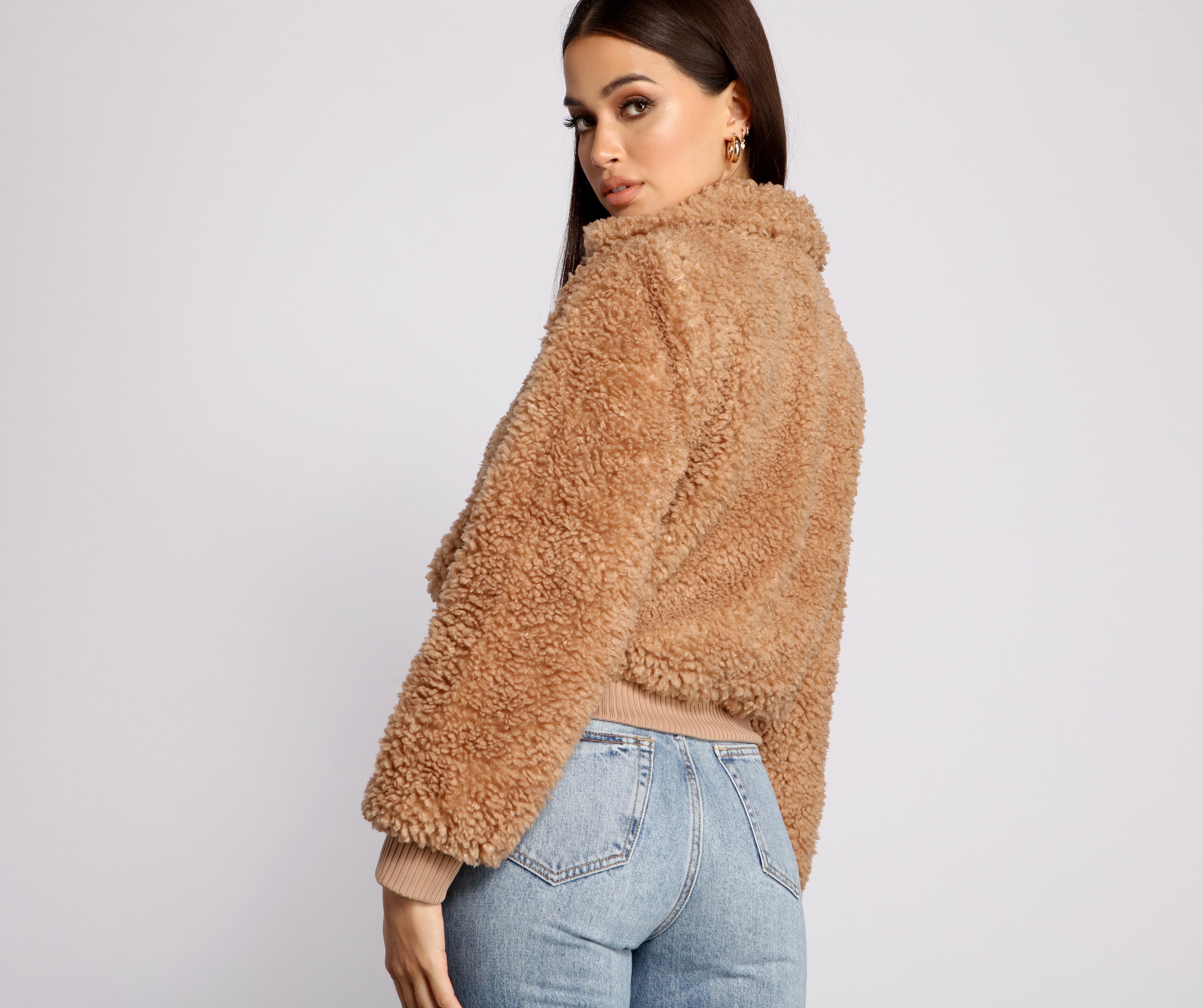 Back To Basics Faux Fur Jacket - Image 10