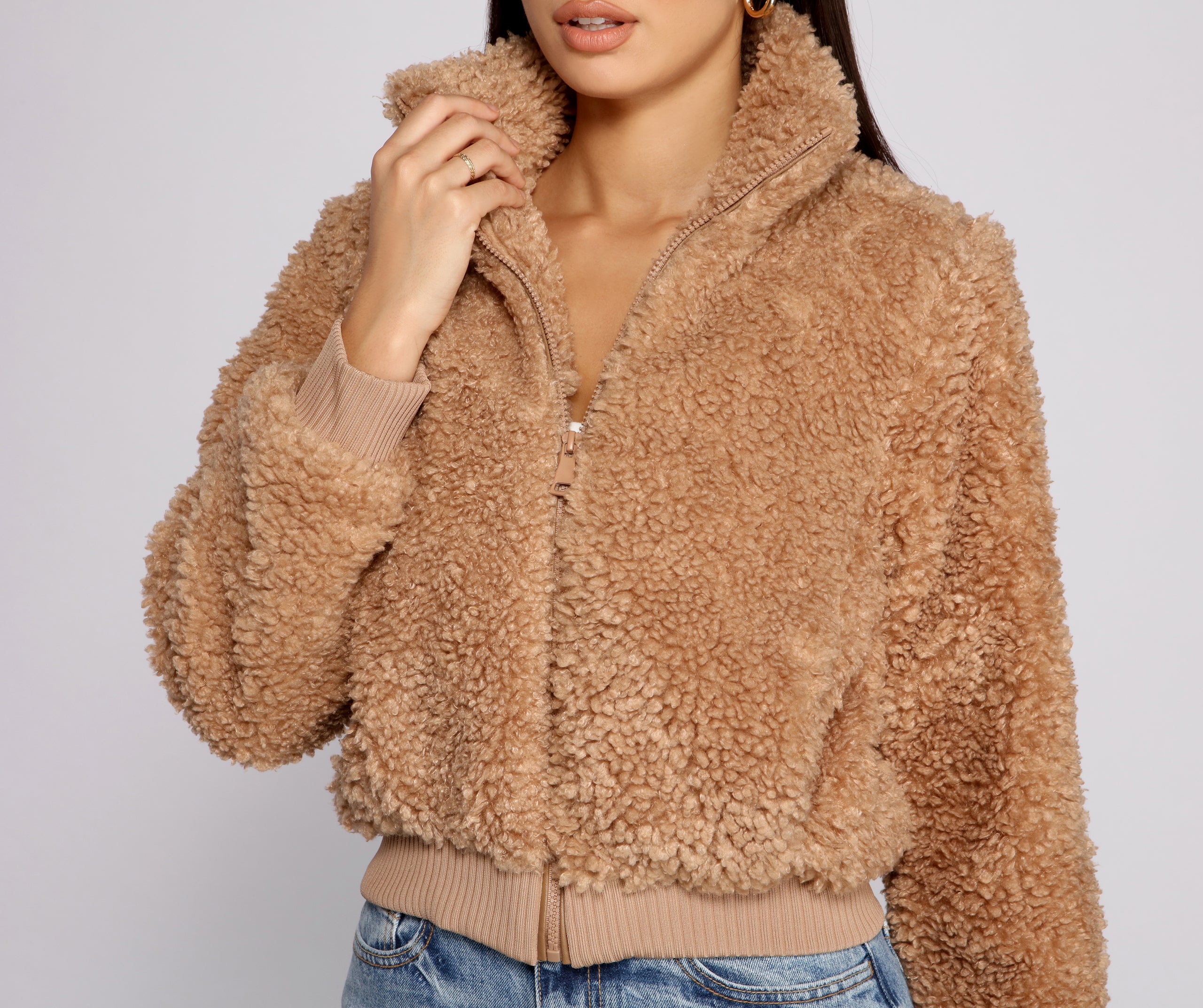 Back To Basics Faux Fur Jacket - Image 11