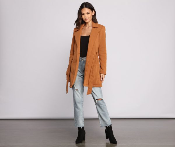 Effortlessly Chic Belted Trench - Image 4