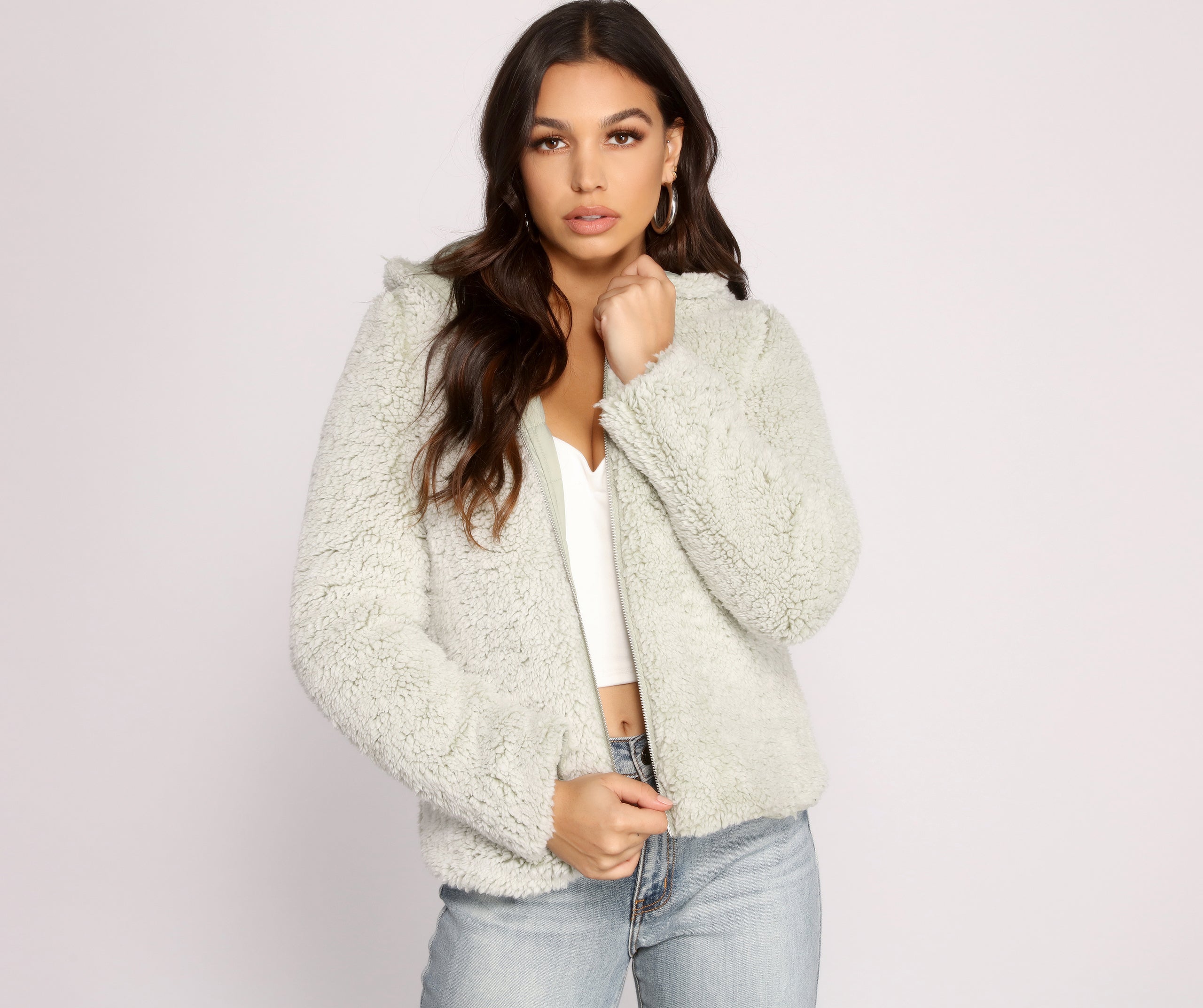 Faux Fur Reversible Puffer Jacket - Image 5