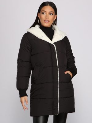 Cozy Up Long Line Puffer Jacket