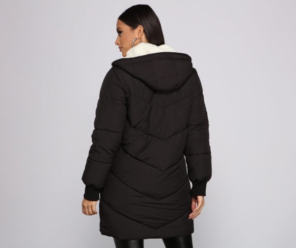 Cozy Up Long Line Puffer Jacket - Image 2