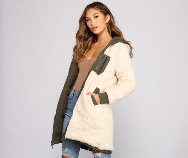 Bundle Up Reversible Long Line Puffer Jacket - Image 2