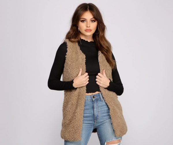 Chic Fashionista Faux Fur Vest - Image 5