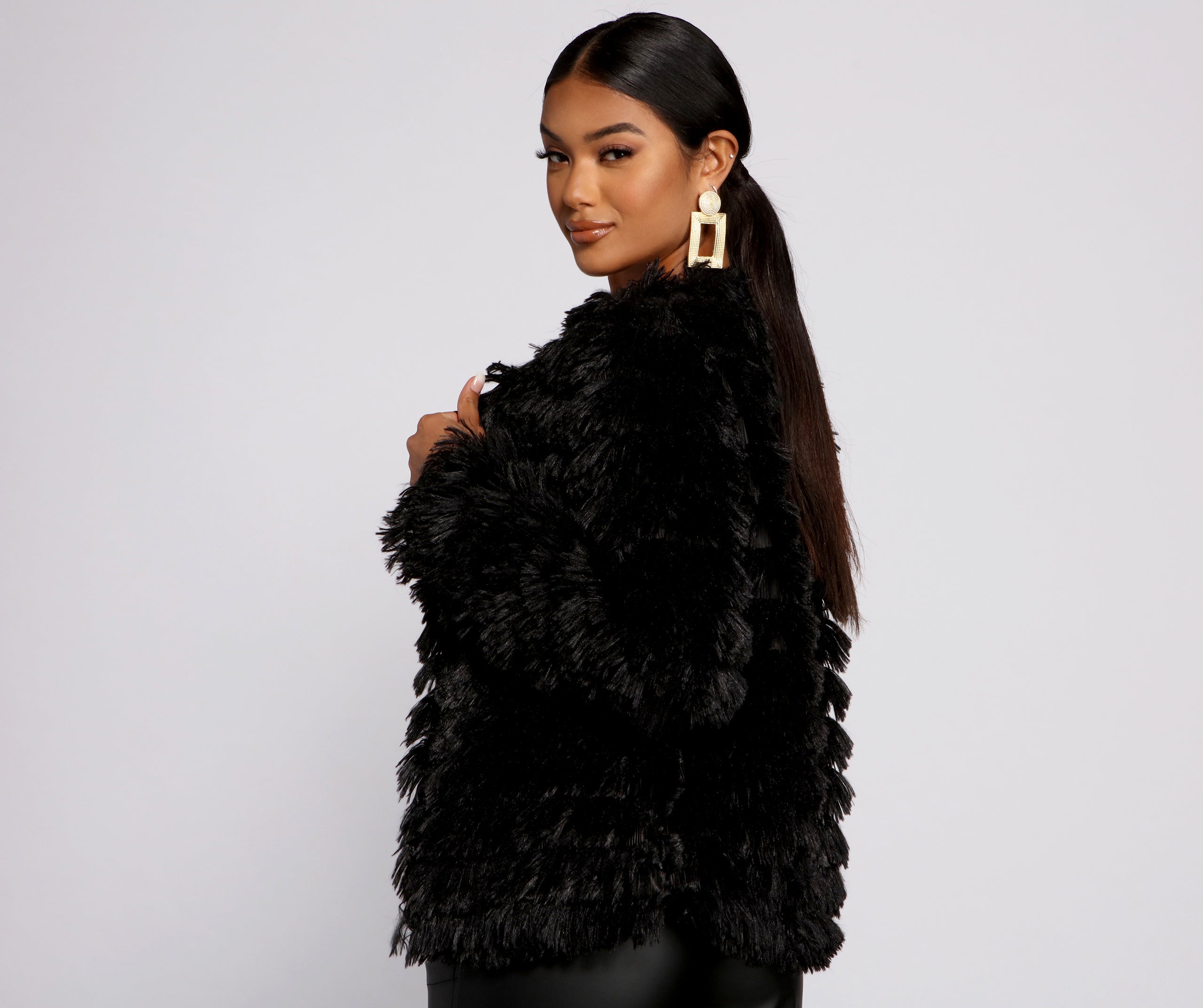 Faux-Ever Yours Fringe Jacket - Image 2
