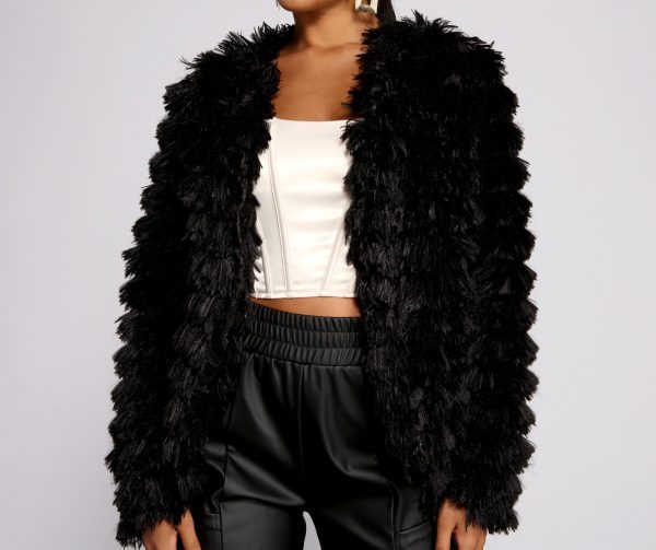 Faux-Ever Yours Fringe Jacket - Image 4