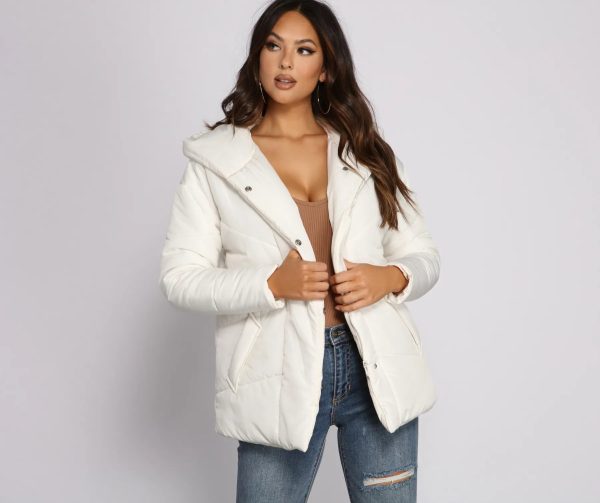 Lightweight Nylon Hooded Puffer Jacket - Image 6