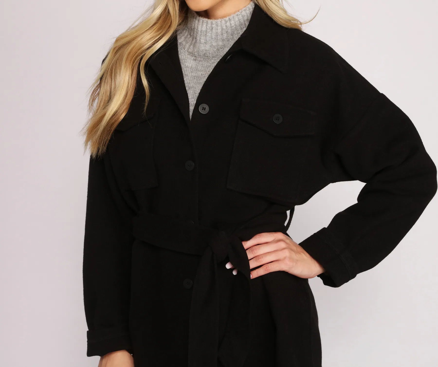 The Classic Belted Utility Jacket - Image 3