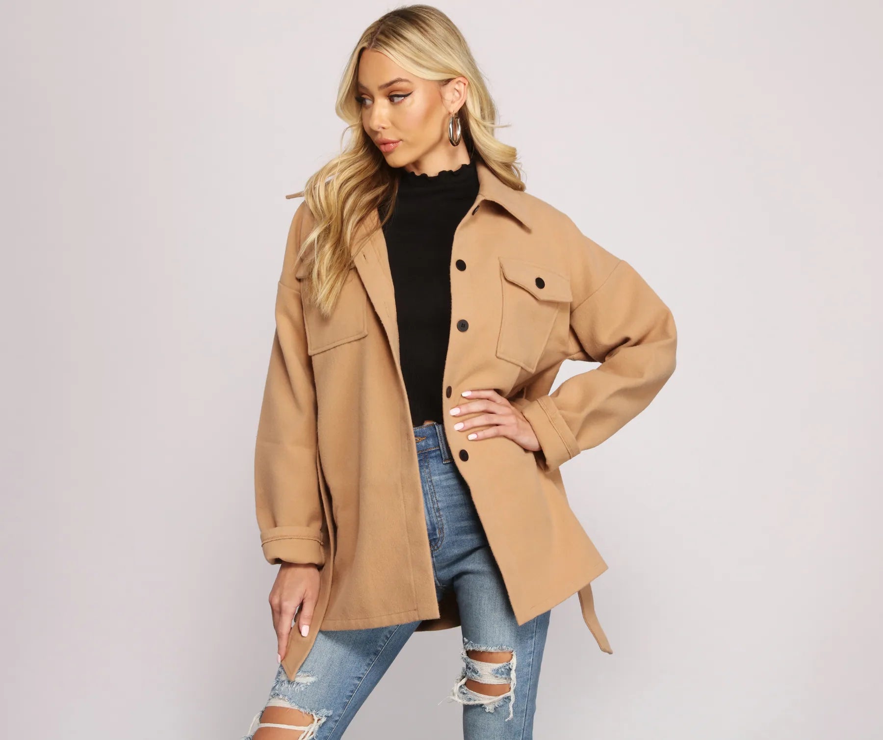The Classic Belted Utility Jacket - Image 5