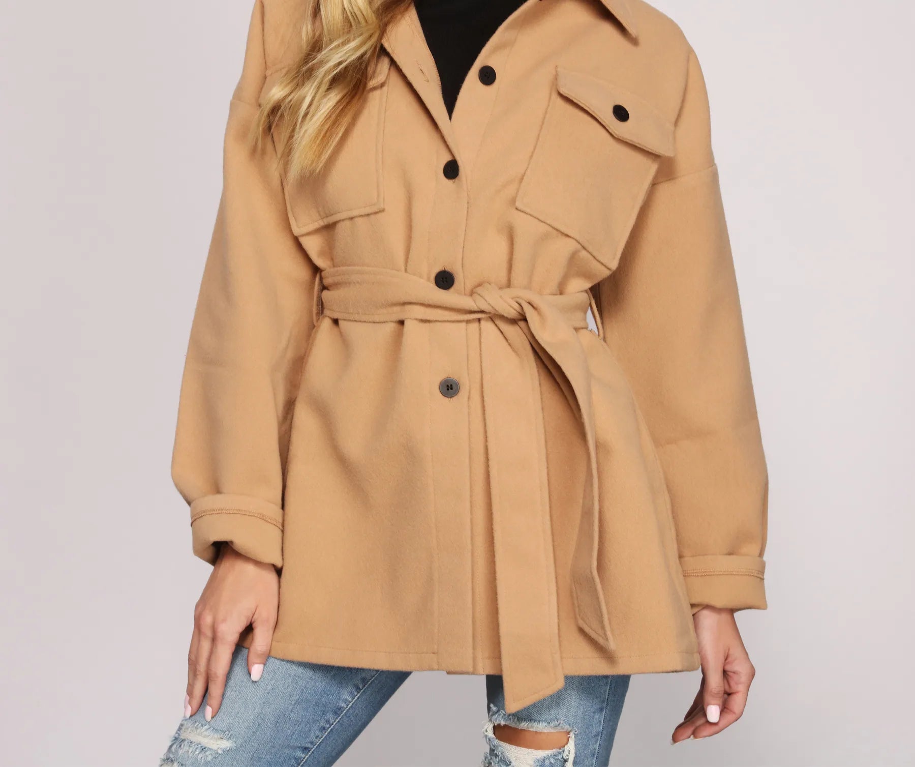 The Classic Belted Utility Jacket - Image 7