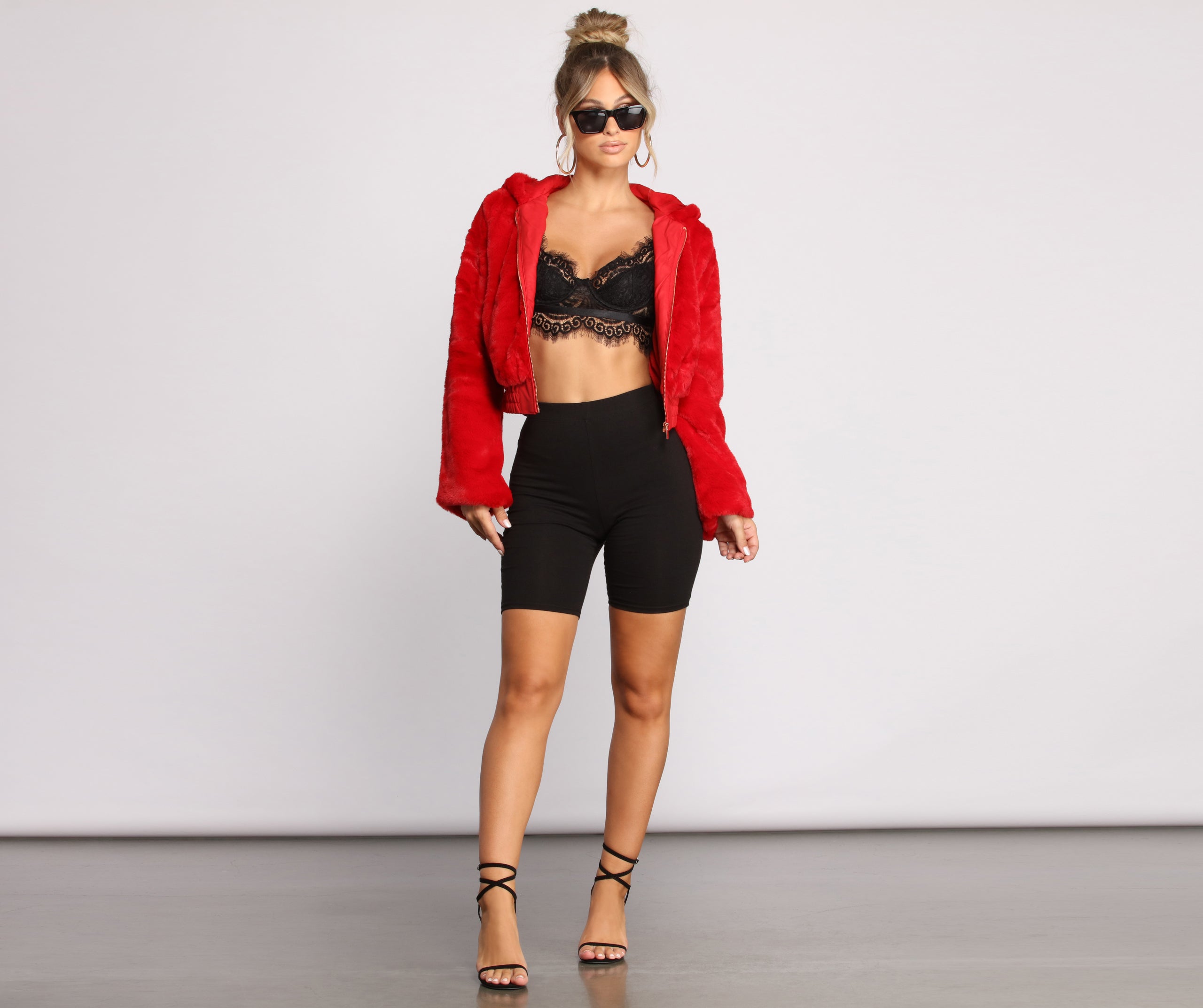Faux-Ever Trendy Hooded Jacket - Image 4
