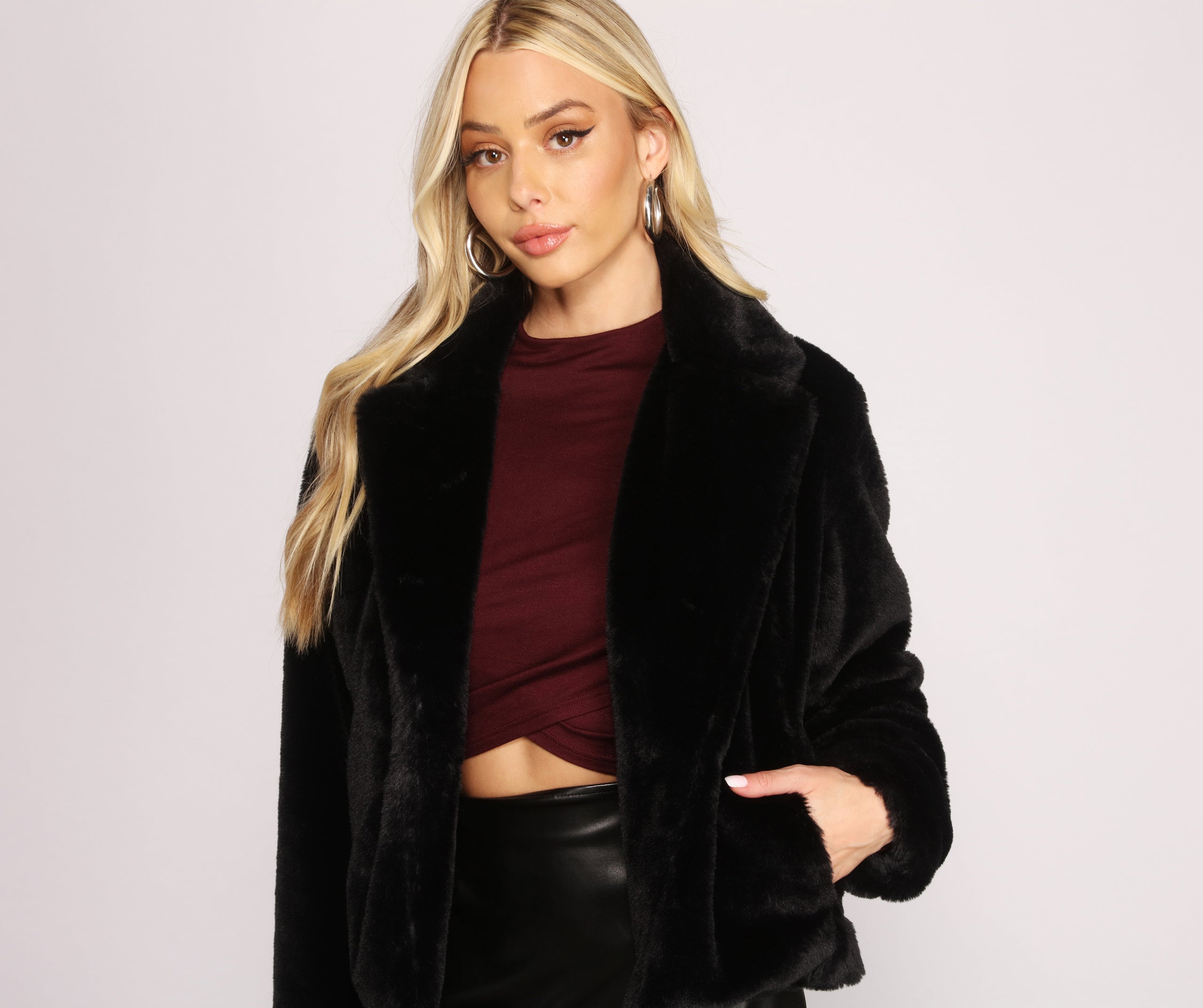 Cuddle Weather Faux Fur Jacket - Image 6