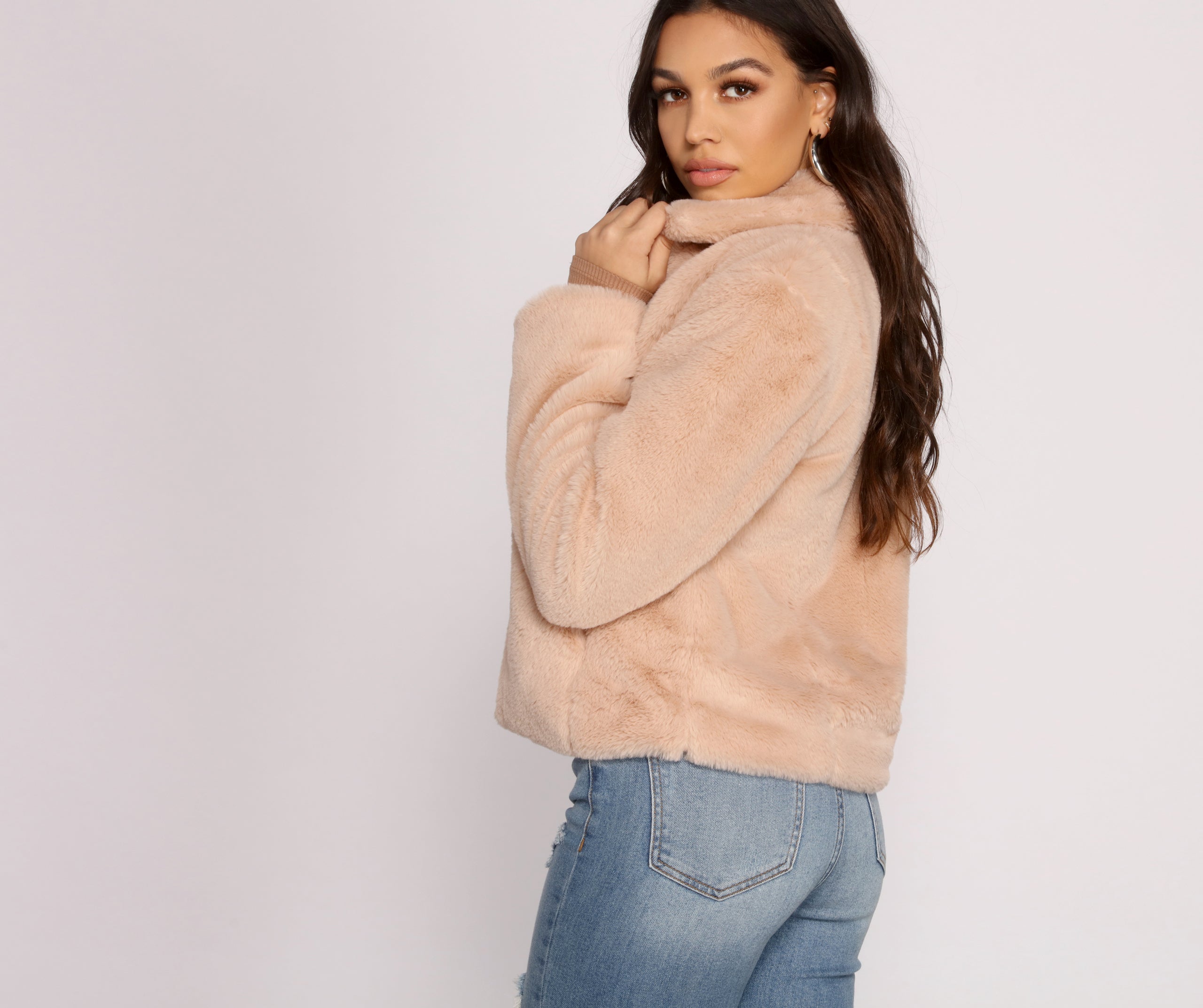 Cuddle Weather Faux Fur Jacket - Image 2