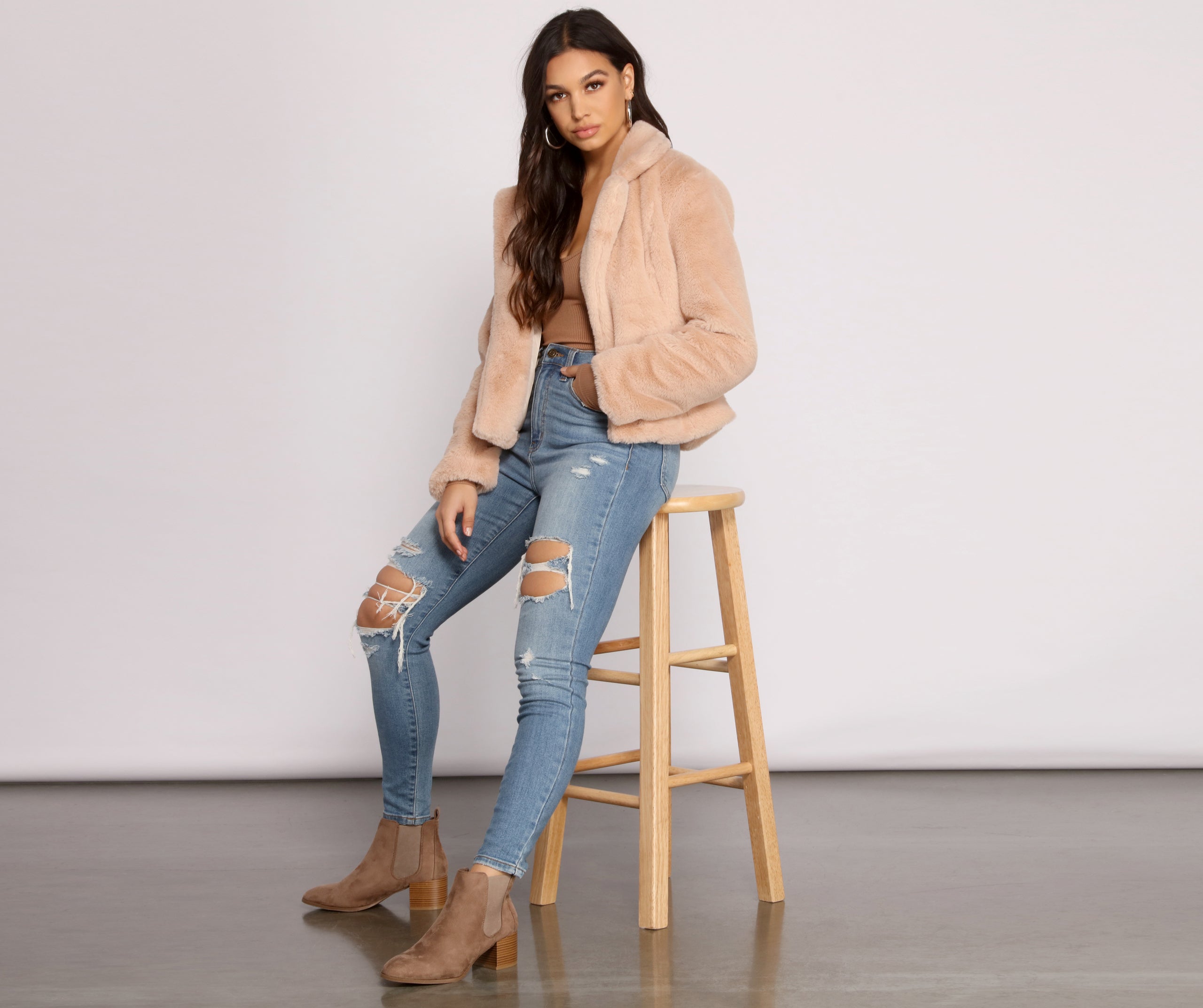 Cuddle Weather Faux Fur Jacket - Image 16