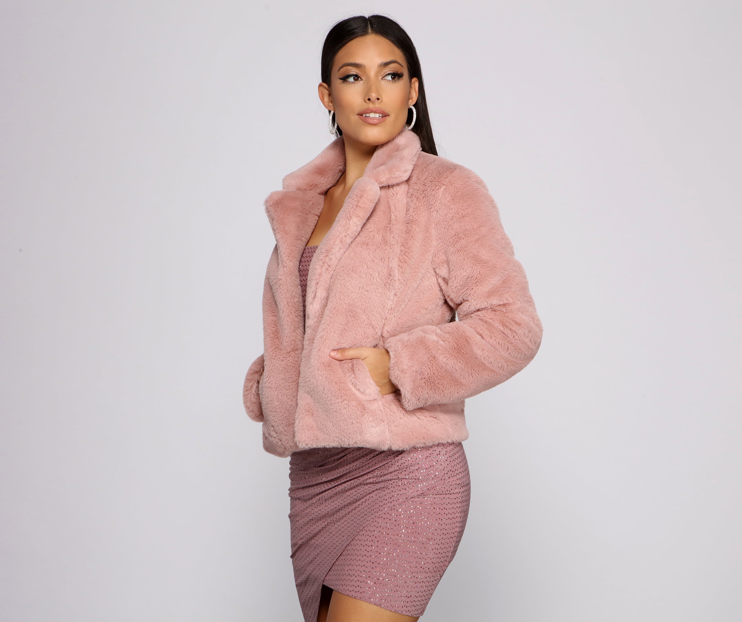Cuddle Weather Faux Fur Jacket - Image 14