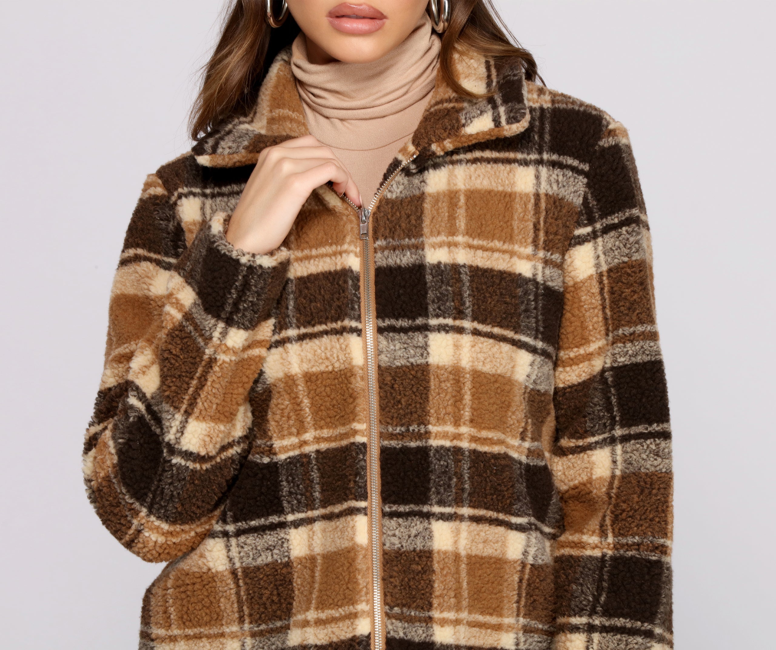 Play On Plaid Wubby Knit Jacket - Image 3