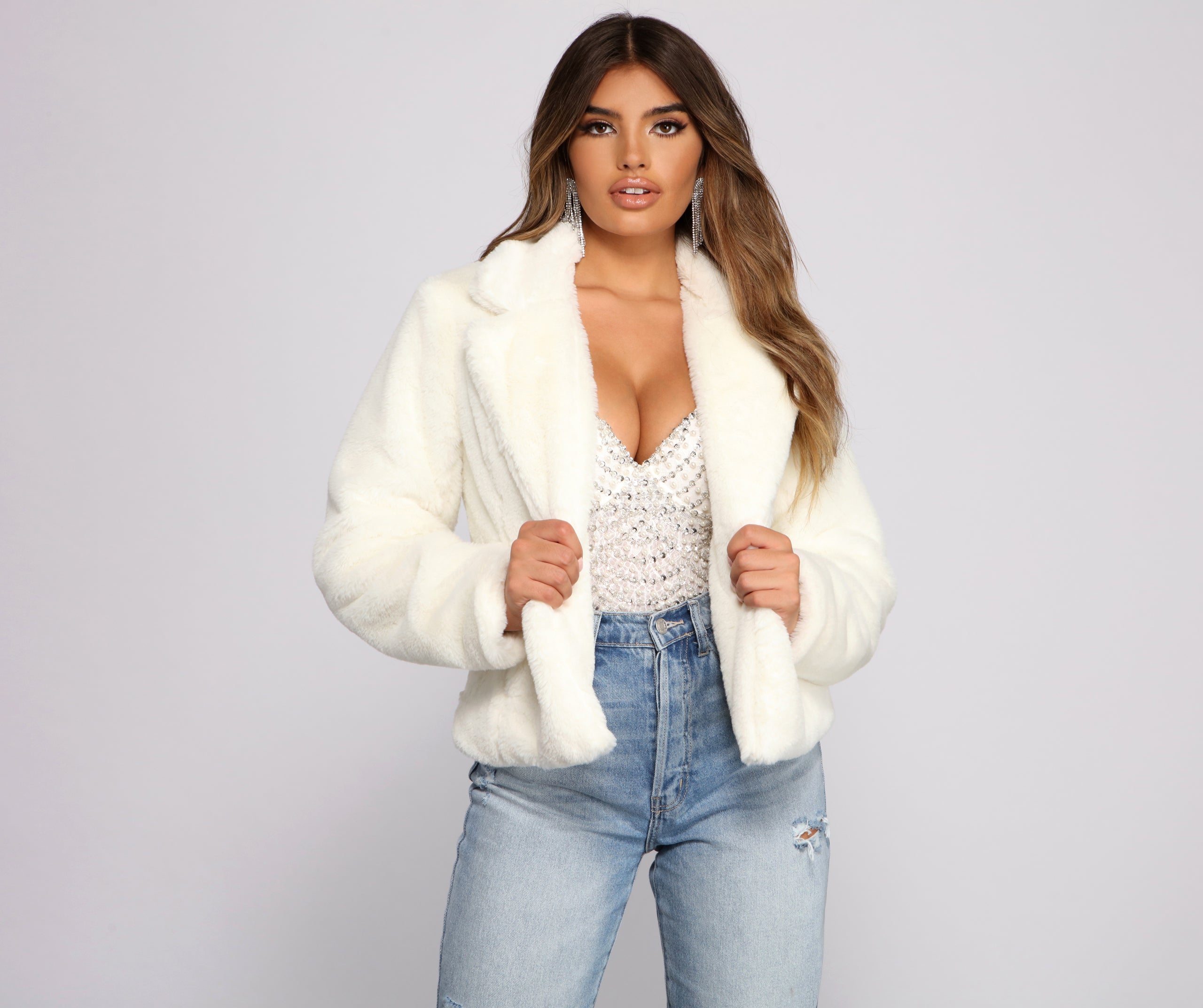 Cuddle Weather Faux Fur Jacket - Image 8