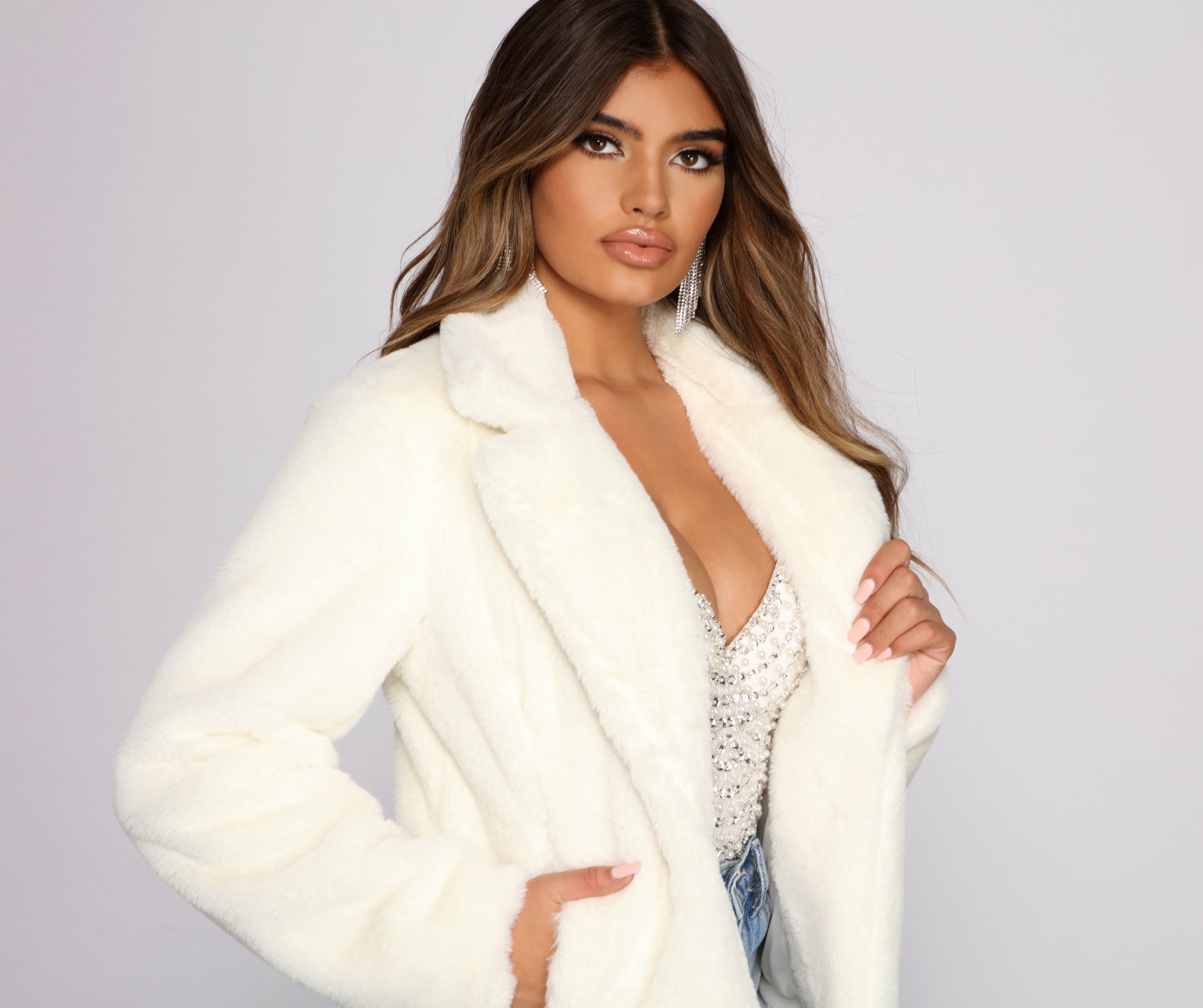 Cuddle Weather Faux Fur Jacket - Image 10