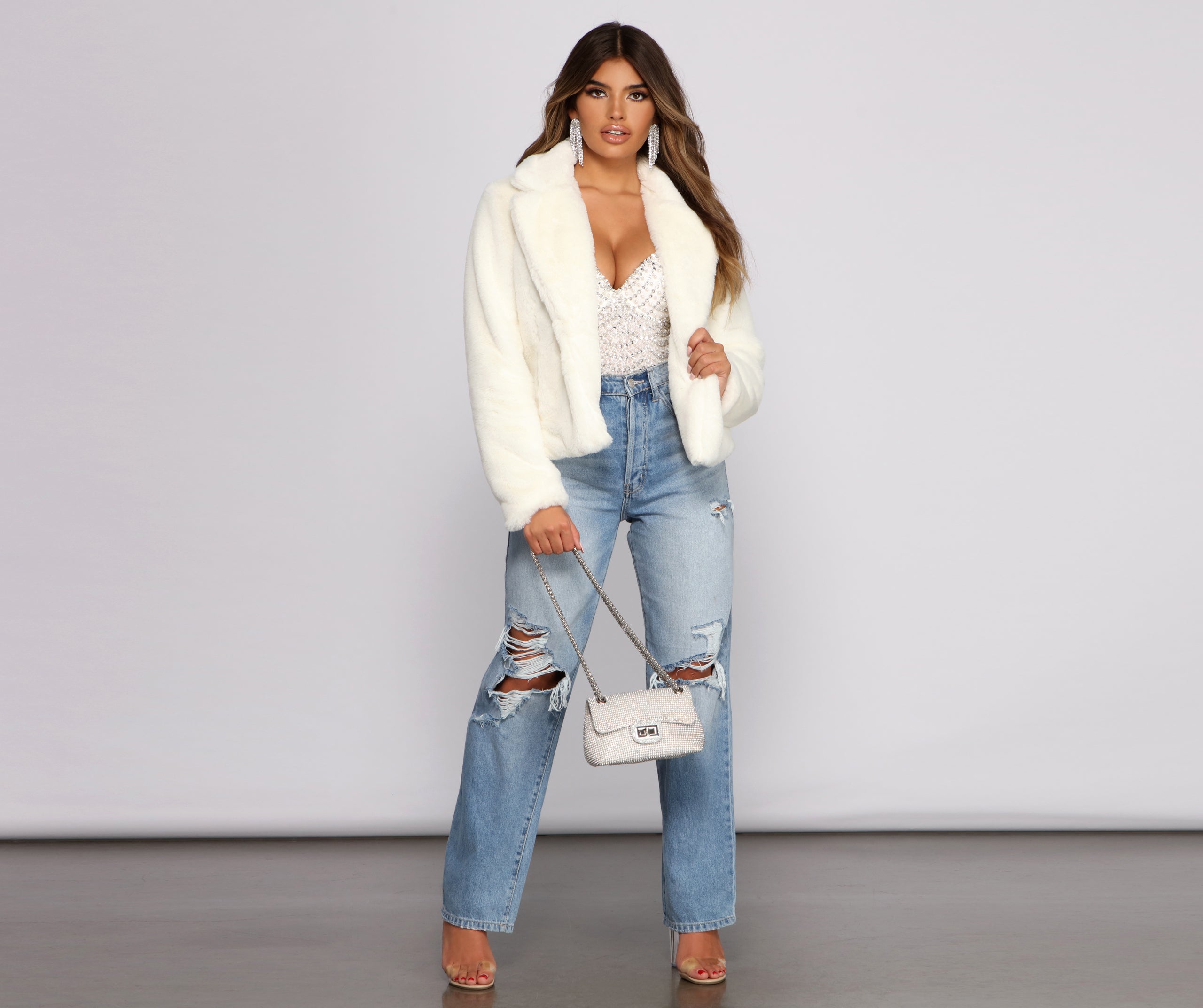Cuddle Weather Faux Fur Jacket - Image 11